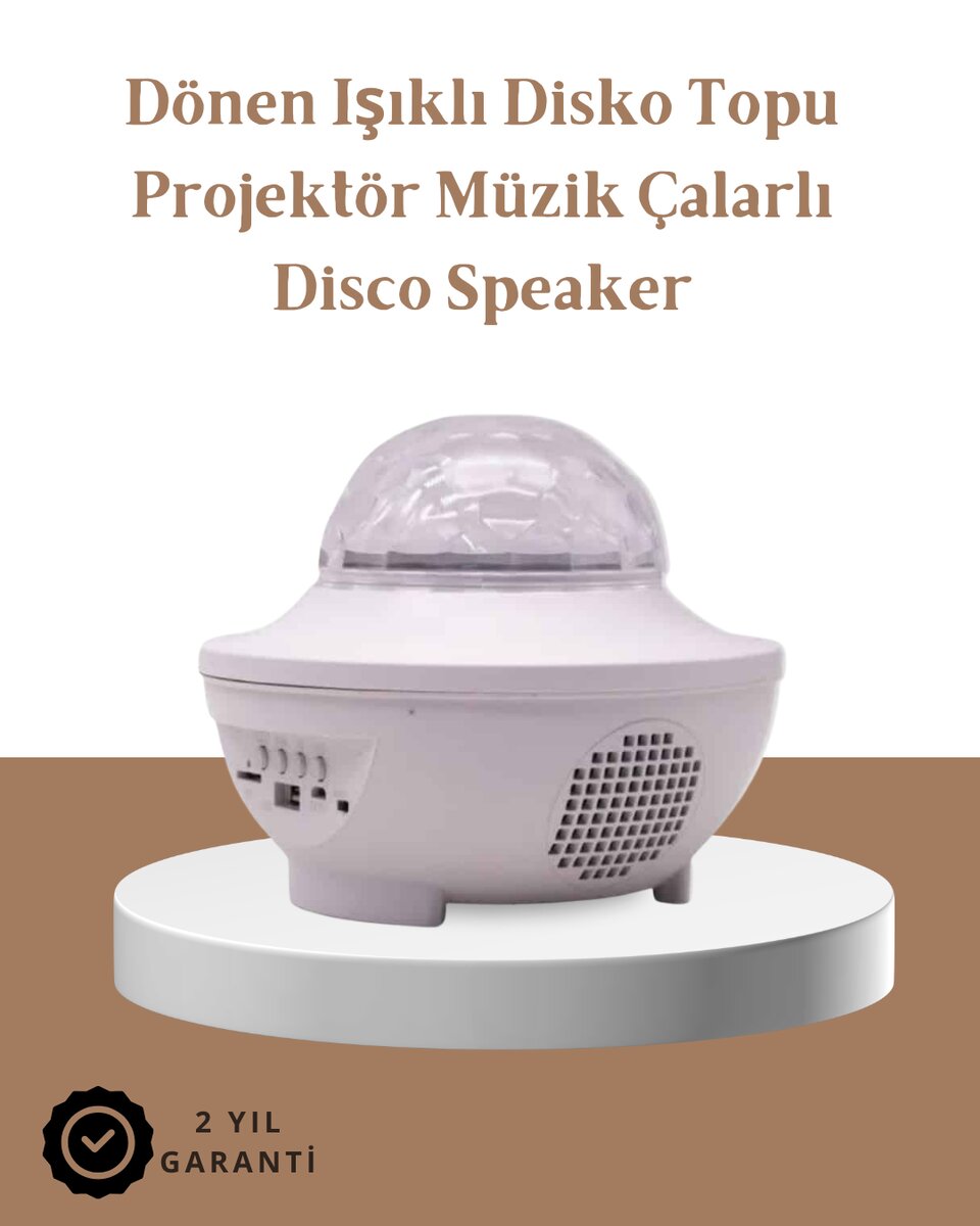 Müzik Ritimli Işık Değişimi & Dönen Dalga Efekti – Galaxy Projektör 1 Müzik Ritimli Işık Değişimi & Dönen Dalga Efekti – Galaxy Projektör