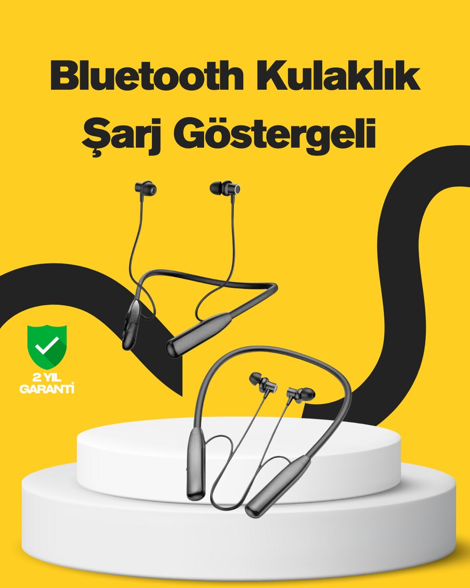Y12 Bluetooth Boyun Bantlı Kulaklık – 100 Saat Pil Bluetooth 5.3 Dokunmatik Kontrol 1 Y12 Bluetooth Boyun Bantlı Kulaklık – 100 Saat Pil Bluetooth 5.3 Dokunmatik Kontrol