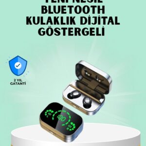 Metal Kasa Bluetooth Kulak İçi Kulaklık – Net Çağrı Güçlü Bağlantı
