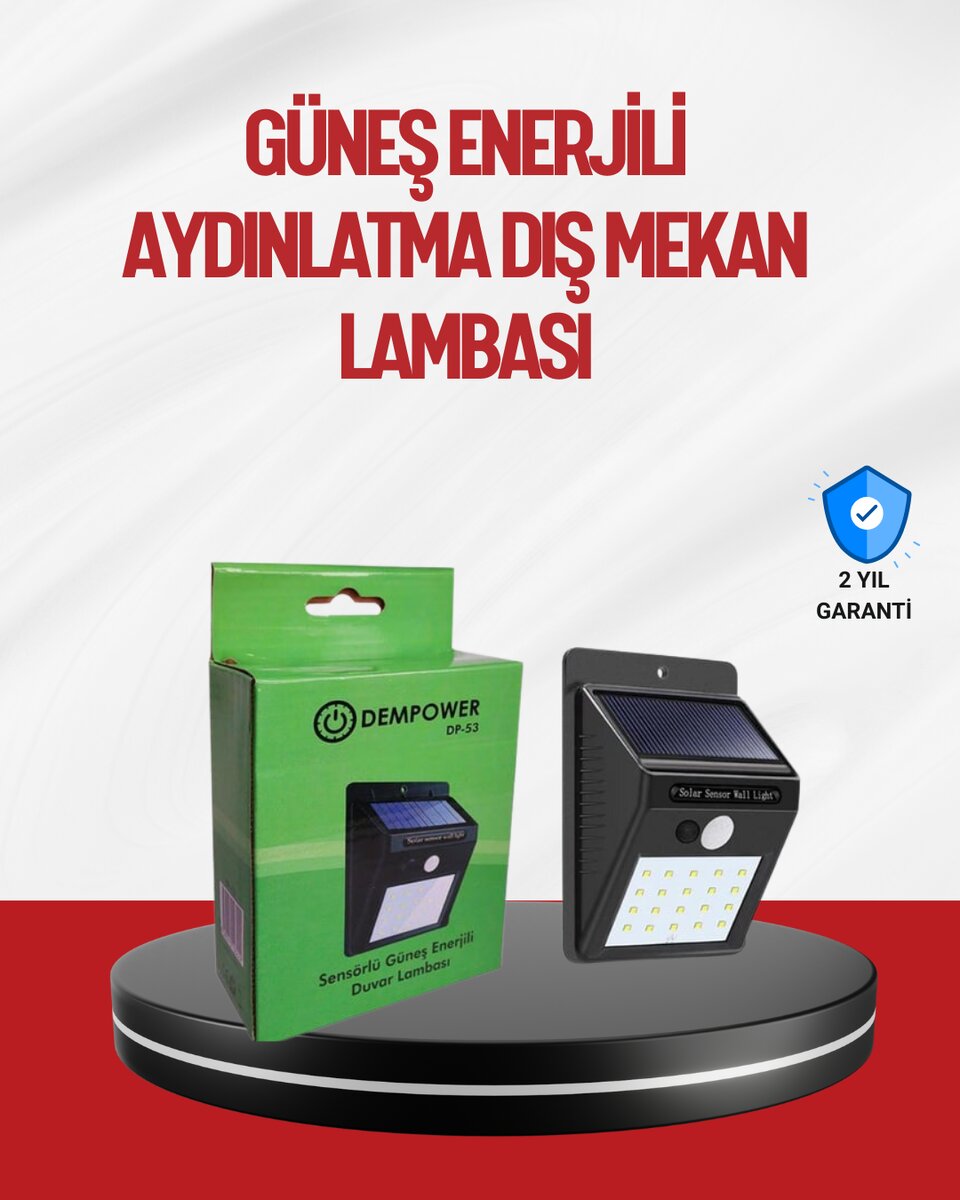 Kablo Gerektirmeyen Güneş Enerjili Dış Mekan Işık – Bahçe ve Koridor Aydınlatması 1 Kablo Gerektirmeyen Güneş Enerjili Dış Mekan Işık – Bahçe ve Koridor Aydınlatması