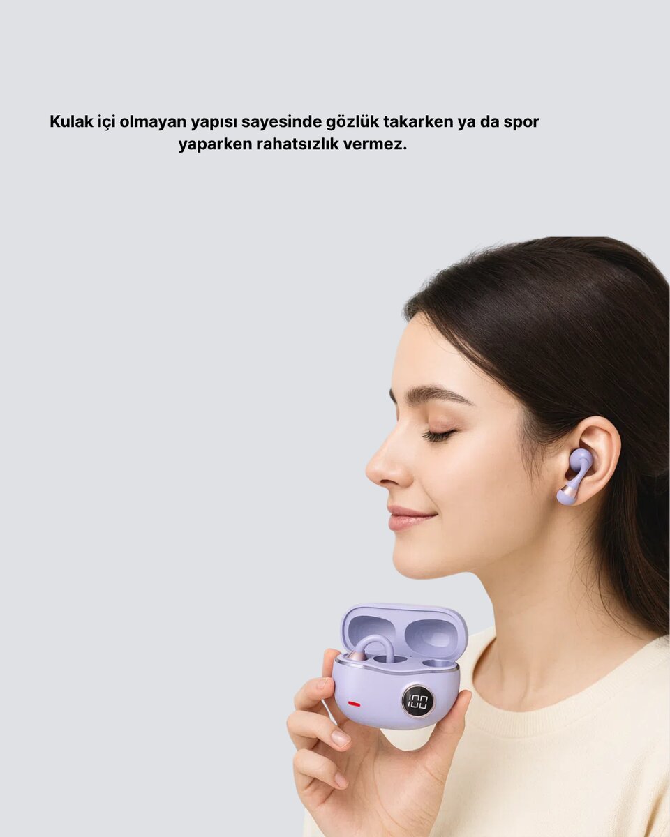YXG10 Spor Tipi Kulak Arkası Kulaklık Kaymaz Aerodinamik Tasarım 2 YXG10 Spor Tipi Kulak Arkası Kulaklık Kaymaz Aerodinamik Tasarım - Görsel 2