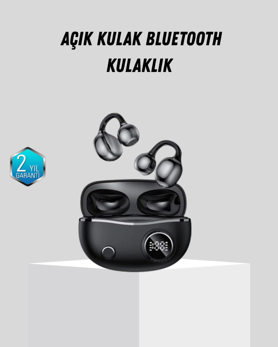 Açık Kulak Bluetooth Kulaklık 5.4 APTX Destekli Ergonomik Tasarım 1 Açık Kulak Bluetooth Kulaklık 5.4 APTX Destekli Ergonomik Tasarım
