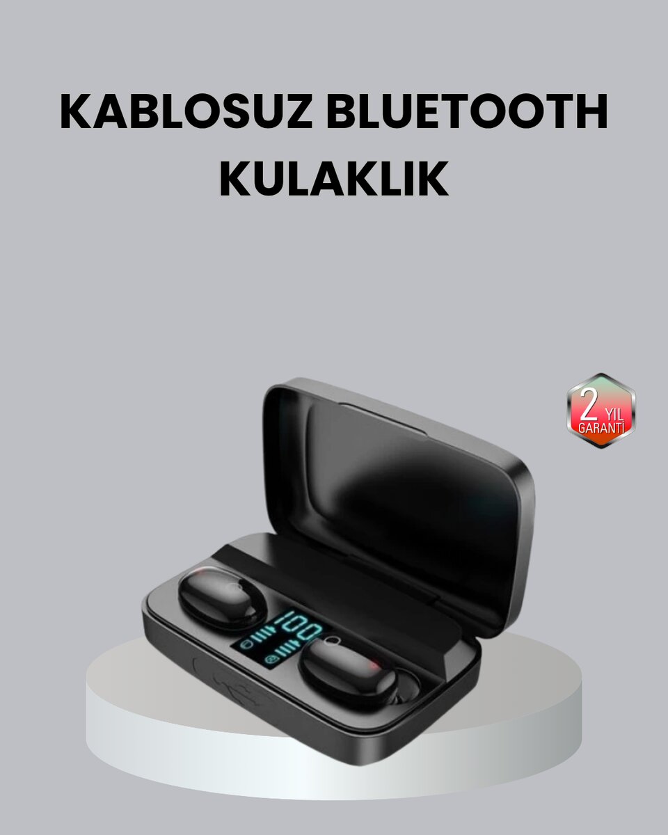 TWS A10s Bluetooth 5.0 Kulaklık Powerbank Şarj Kutulu Mini Tasarım 1 TWS A10s Bluetooth 5.0 Kulaklık Powerbank Şarj Kutulu Mini Tasarım