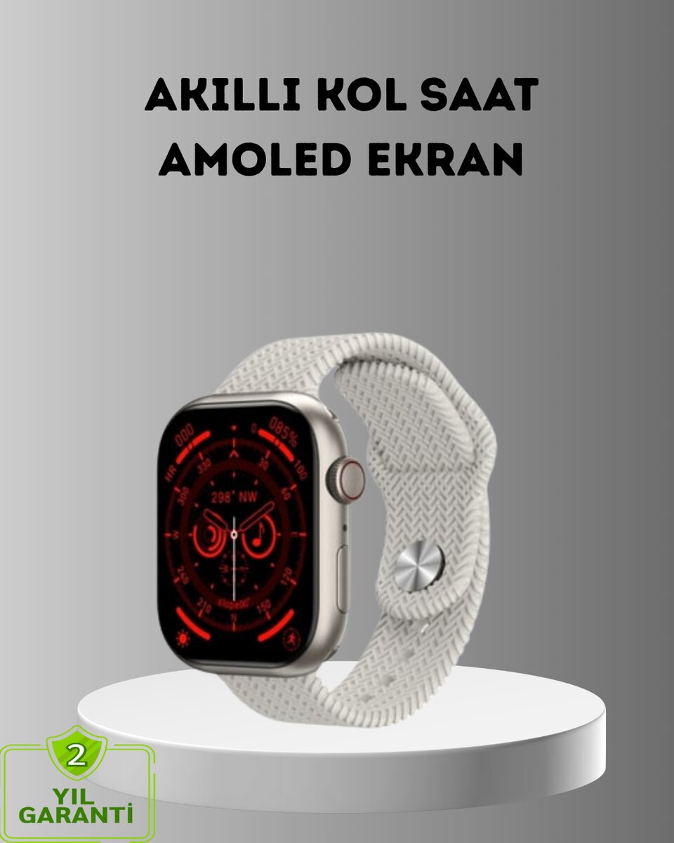 Bluetooth 5.2 Akıllı Saat Kablosuz Şarjlı Sesli Asistanlı 420 mAh Günlük Kullanım 1 Bluetooth 5.2 Akıllı Saat Kablosuz Şarjlı Sesli Asistanlı 420 mAh Günlük Kullanım