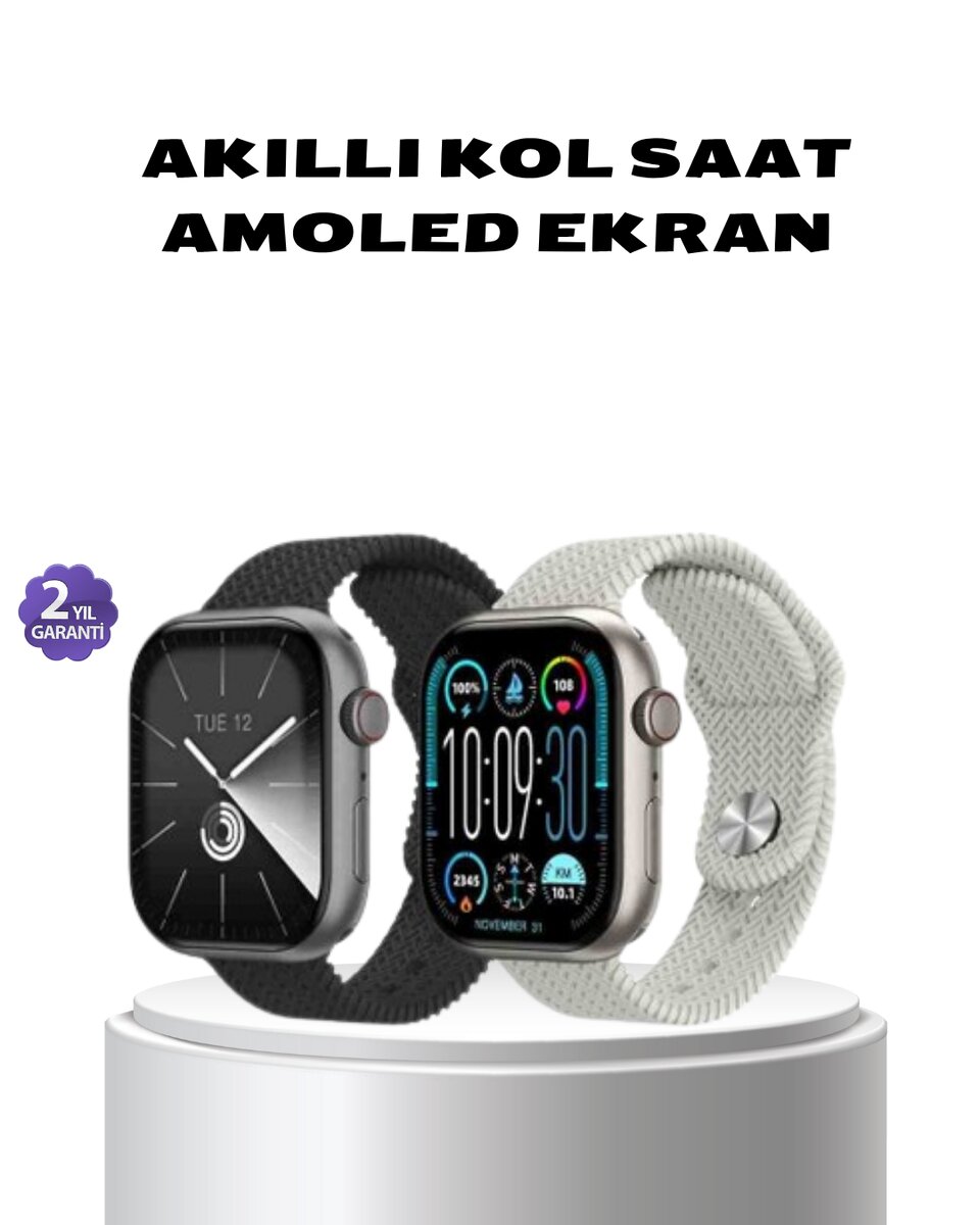 Akıllı Saat Kablosuz Şarjlı Bluetooth 5.2 Arama Bildirim Sesli Asistan 420 mAh 1 Akıllı Saat Kablosuz Şarjlı Bluetooth 5.2 Arama Bildirim Sesli Asistan 420 mAh