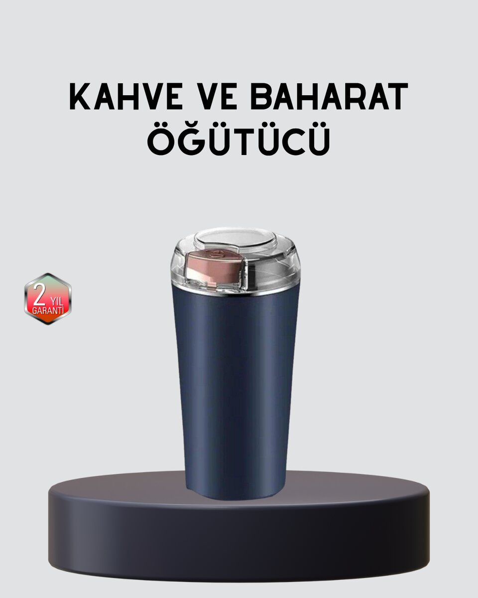 Paslanmaz Çelik Otomatik Öğütücü Kolay Temizlenebilir Yedek Bıçaklı 1 Paslanmaz Çelik Otomatik Öğütücü Kolay Temizlenebilir Yedek Bıçaklı