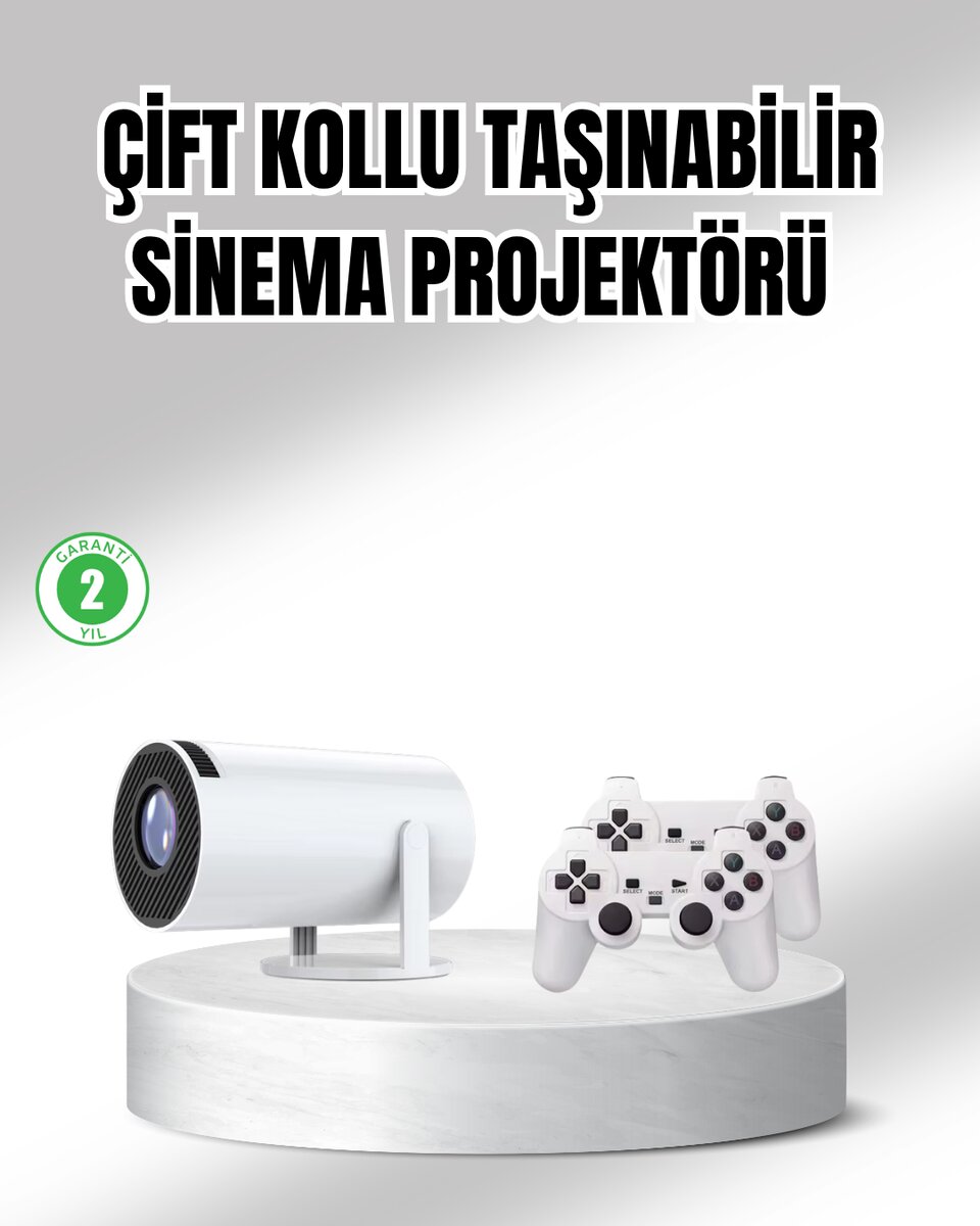 Projeksiyon Cihazı 4K Destekli Kablosuz Bağlantılı Bluetooth 5.0 1 Projeksiyon Cihazı 4K Destekli Kablosuz Bağlantılı Bluetooth 5.0