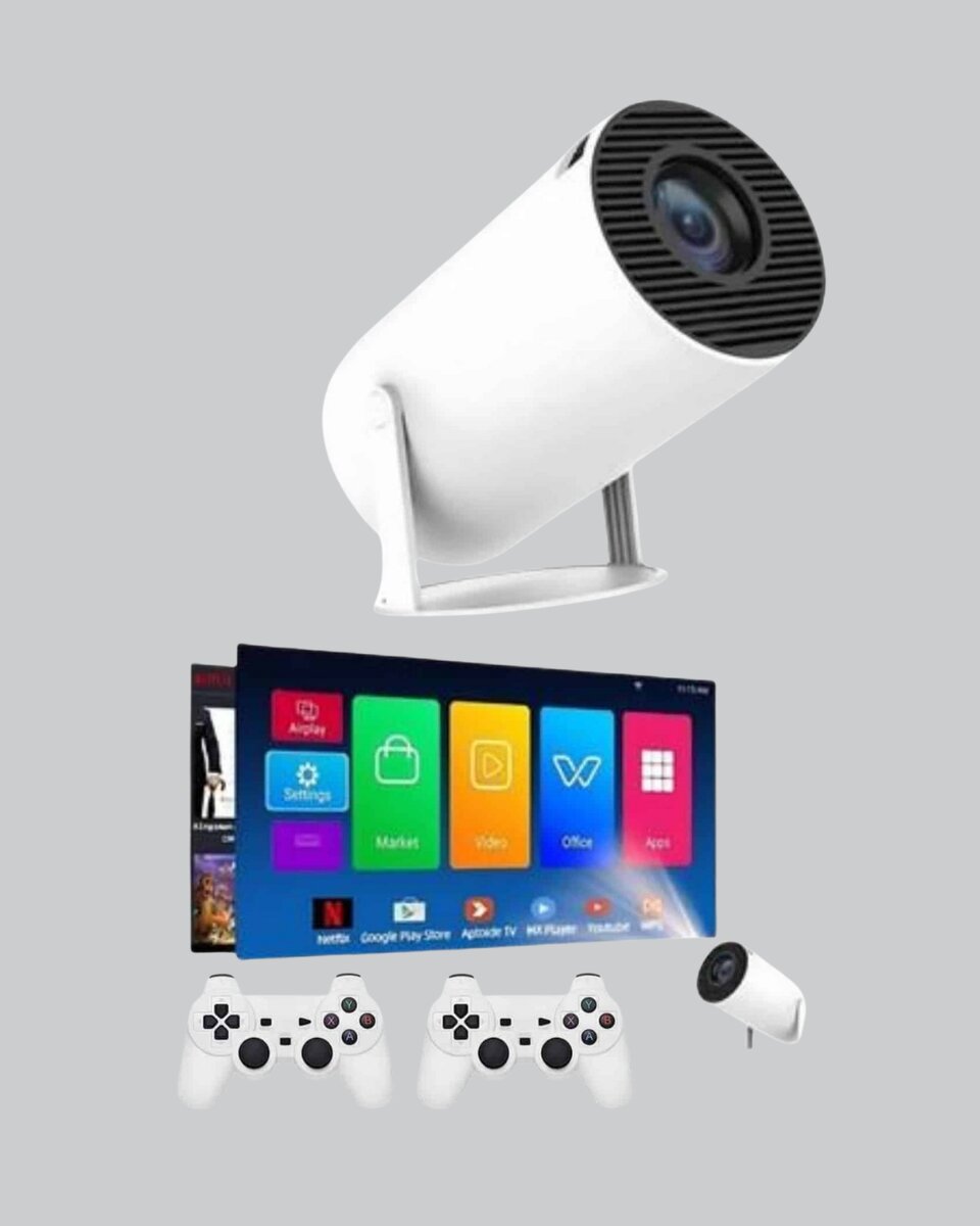 Projeksiyon Cihazı 4K Destekli Kablosuz Bağlantılı Bluetooth 5.0 4 Projeksiyon Cihazı 4K Destekli Kablosuz Bağlantılı Bluetooth 5.0 - Görsel 4