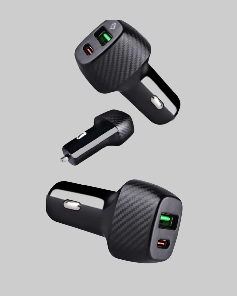 38W Araç Şarj Cihazı Type-C PD USB Hızlı Şarj Çift Port 4 38W Araç Şarj Cihazı Type-C PD USB Hızlı Şarj Çift Port - Görsel 4