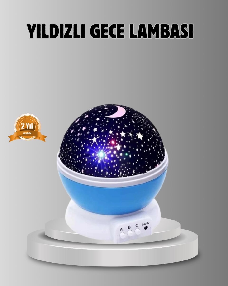 Çocuk Gece Lambası 6 Modlu Renkli LED Enerji Tasarruflu Masal Işığı 1 Çocuk Gece Lambası 6 Modlu Renkli LED Enerji Tasarruflu Masal Işığı