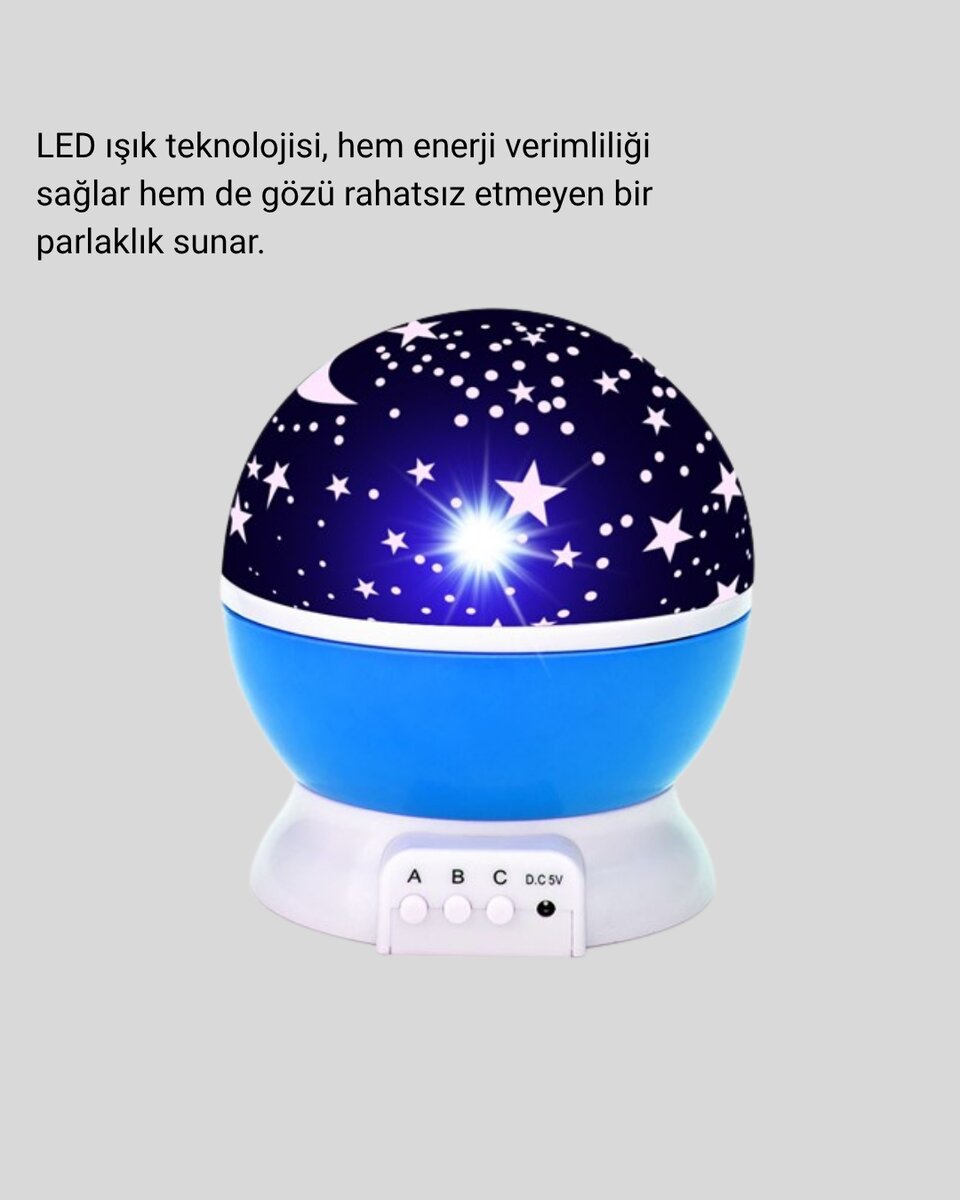 Çocuk Gece Lambası 6 Modlu Renkli LED Enerji Tasarruflu Masal Işığı 2 Çocuk Gece Lambası 6 Modlu Renkli LED Enerji Tasarruflu Masal Işığı - Görsel 2