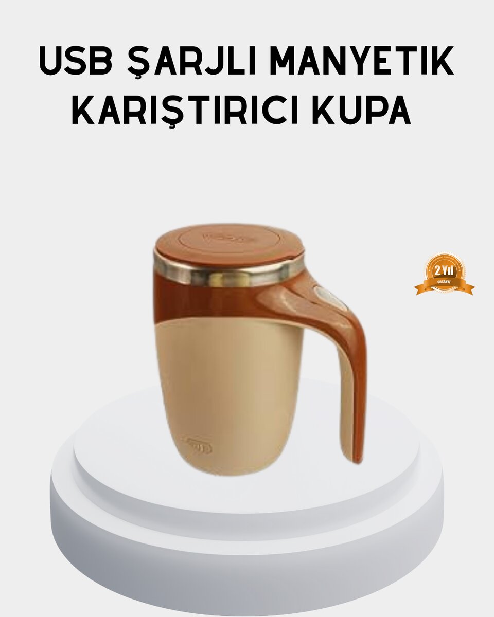Şarjlı Otomatik Karıştırıcı Kupa Manyetik Mix Kupa Paslanmaz Çelik İç Astar 1 Şarjlı Otomatik Karıştırıcı Kupa Manyetik Mix Kupa Paslanmaz Çelik İç Astar