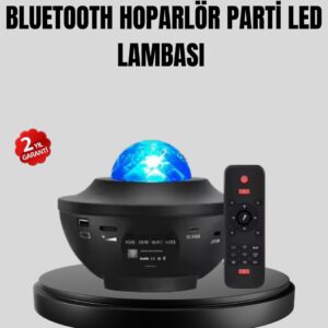Yıldızlı Projektör Galaxy Efektli Ayarlanabilir Renkli Atmosfer Lambası