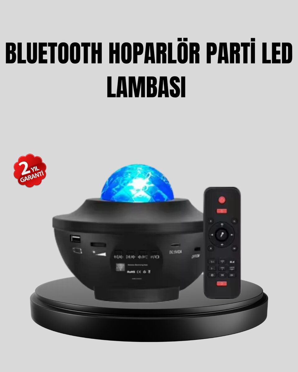 Yıldızlı Projektör Galaxy Efektli Ayarlanabilir Renkli Atmosfer Lambası 1 Yıldızlı Projektör Galaxy Efektli Ayarlanabilir Renkli Atmosfer Lambası