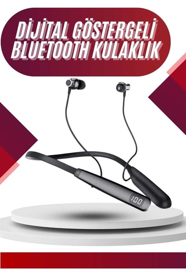 100 Saat Bluetooth Kulaklık Dijital Göstergeli ANC Özelliği Kablolu 2 100 Saat Bluetooth Kulaklık Dijital Göstergeli ANC Özelliği Kablolu - Görsel 2