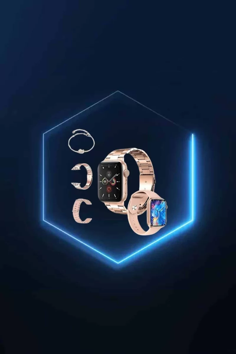 Yeni Nesil Pembe Dokunmatik Ekran Akıllı Saat ve Oyuncu Kulaklığı Kablosuz Bluetooth Kulaklık 2 Yeni Nesil Pembe Dokunmatik Ekran Akıllı Saat ve Oyuncu Kulaklığı Kablosuz Bluetooth Kulaklık - Görsel 2