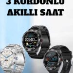 Akıllı Saat Arama Cevaplayan Titreşim Özelliğiyle Bildirim Görebilen