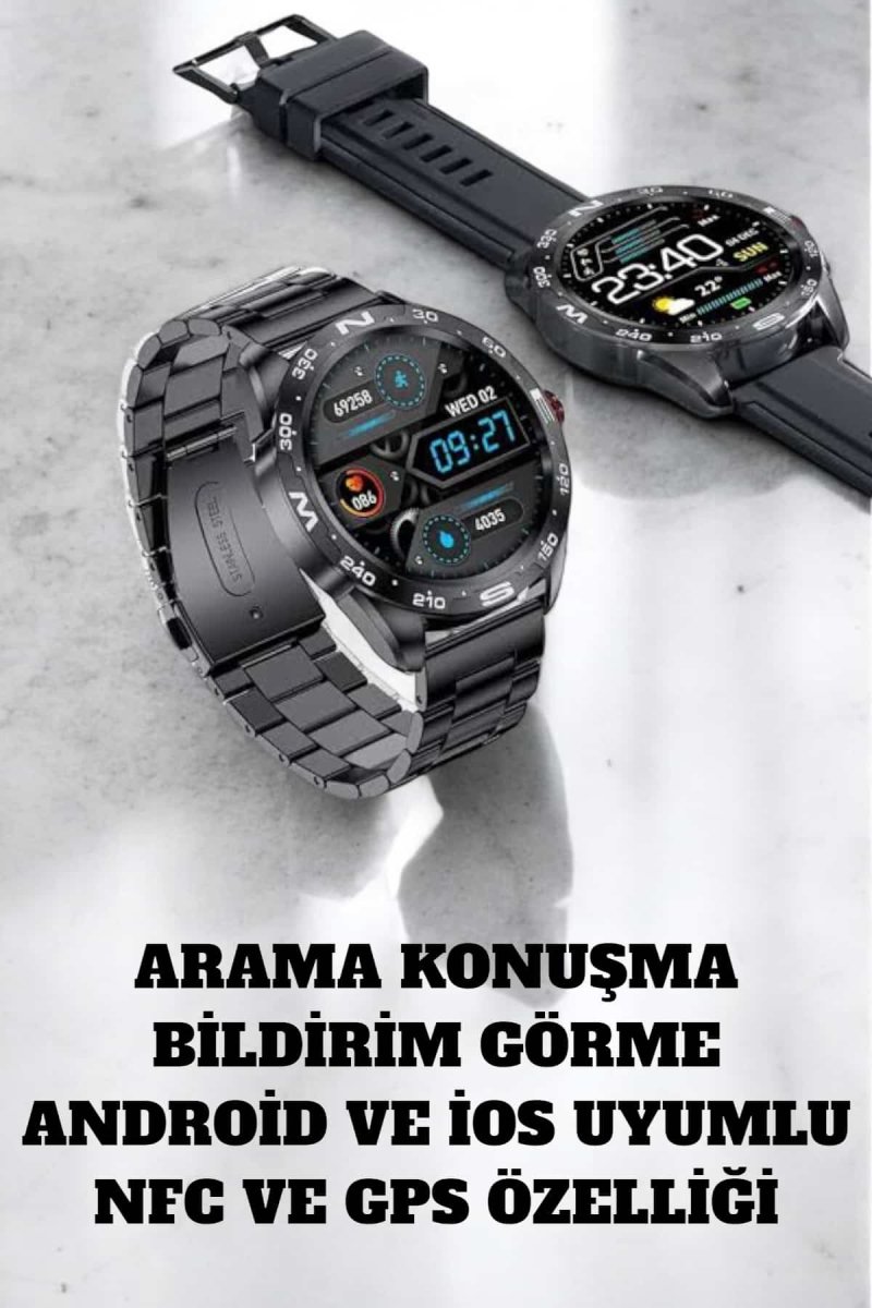 Akıllı Saat Arama Cevaplayan Titreşim Özelliğiyle Bildirim Görebilen 2 Akıllı Saat Arama Cevaplayan Titreşim Özelliğiyle Bildirim Görebilen - Görsel 2
