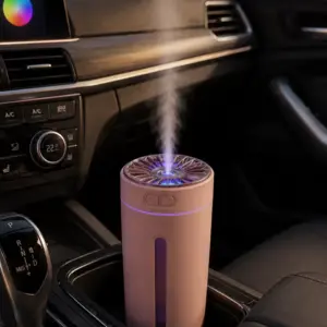 RGB Led Buhar Makinesi Aroma Yağı Uyumlu Mini Nemlendirici