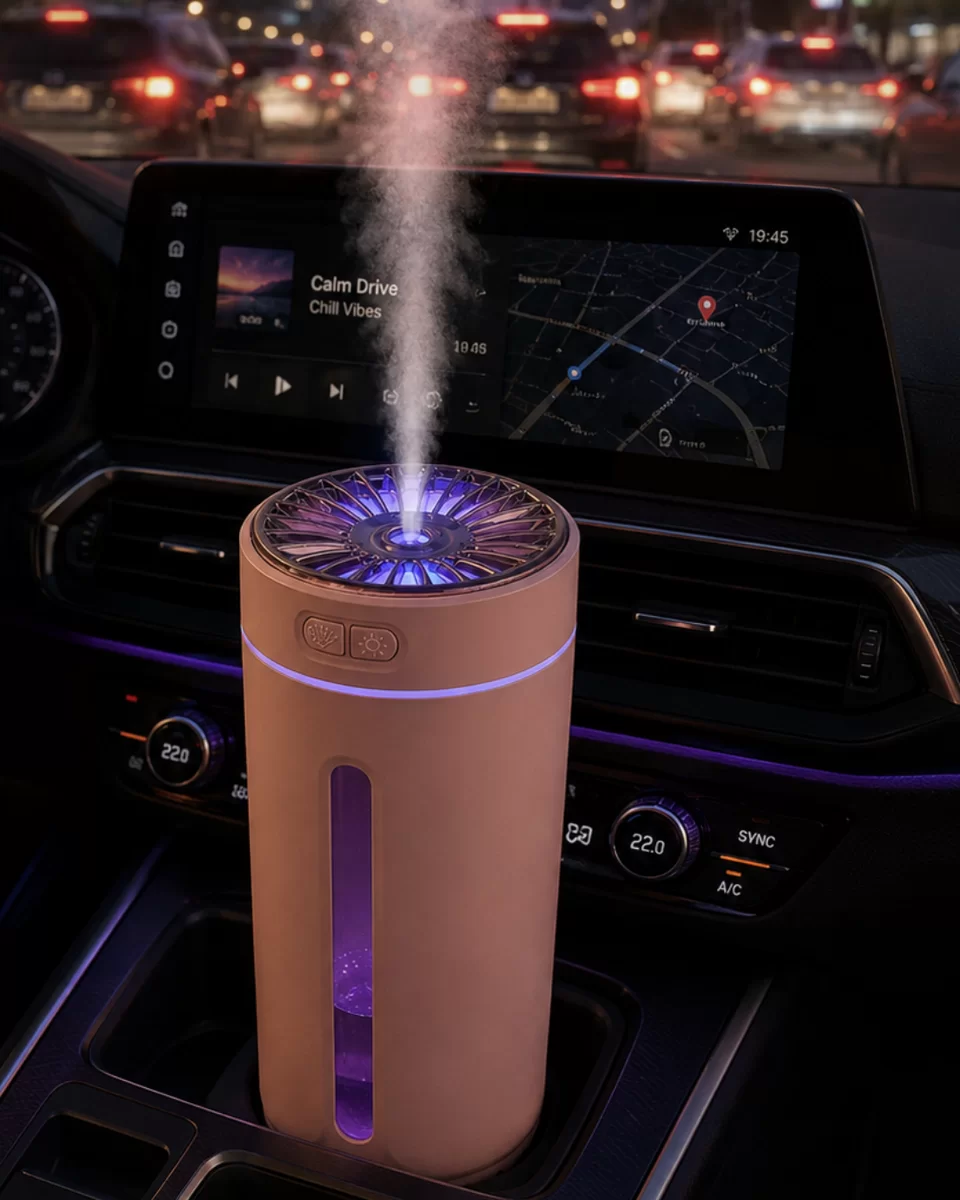 Ultra Sessiz Çalışan Şarjlı Hava Nemlendirici ve Aroma Difüzörü 1 Ultra Sessiz Çalışan Şarjlı Hava Nemlendirici ve Aroma Difüzörü