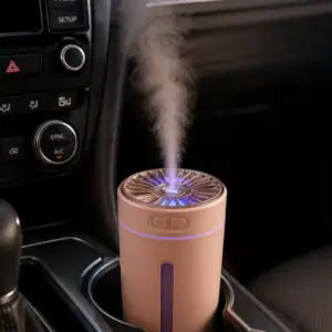 5 Esans Hediyeli RGB Işıklı Şarjlı Hava Nemlendirici Aroma Difüzörü
