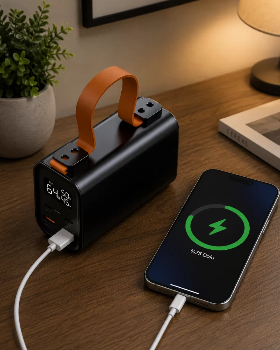 50000 mAh Powerbank Süper Hızlı Şarj LED Göstergeli Taşınabilir Şarj Cihazı 1 50000 mAh Powerbank Süper Hızlı Şarj LED Göstergeli Taşınabilir Şarj Cihazı