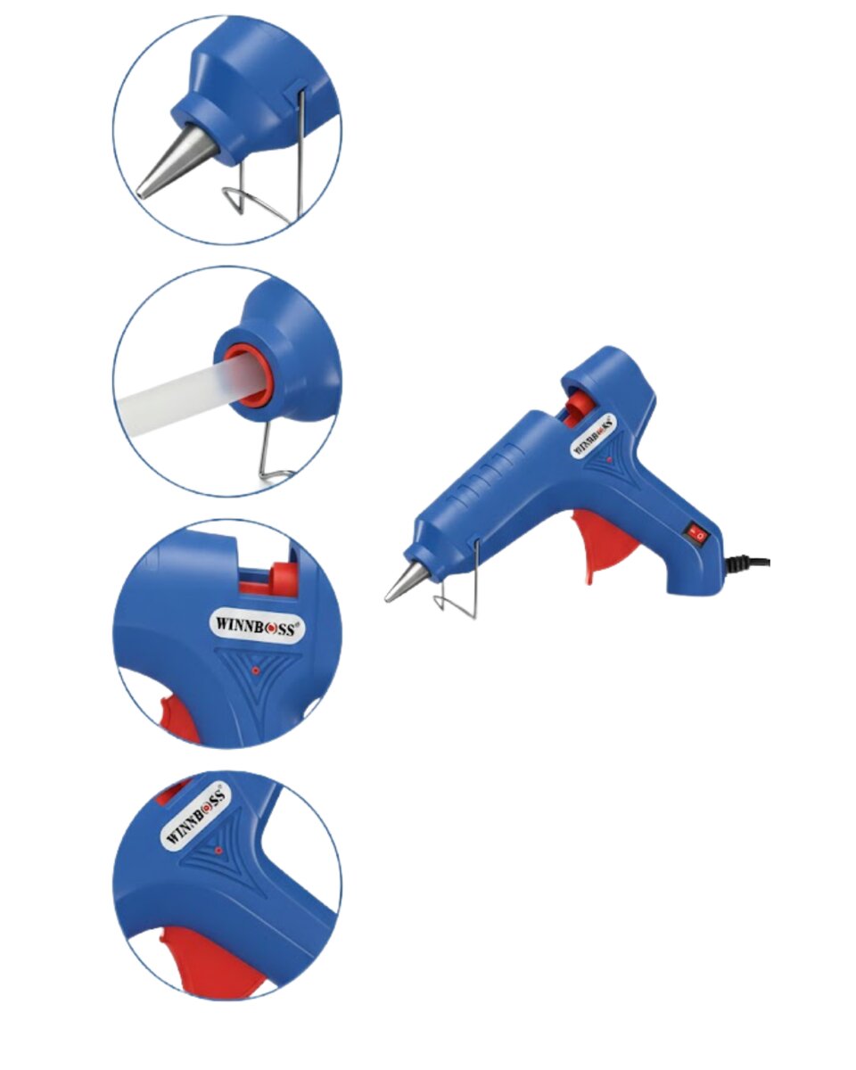 11 mm Silikon Uyumlu 100 W Güçlü Silikon Tabancası 5 Adet Silikon Hediyeli 3 11 mm Silikon Uyumlu 100 W Güçlü Silikon Tabancası 5 Adet Silikon Hediyeli - Görsel 3