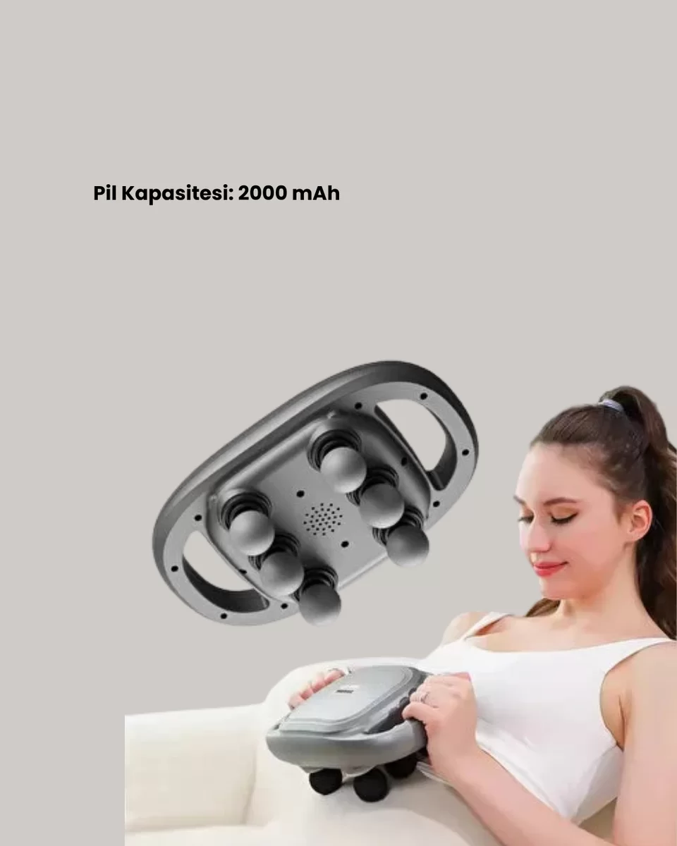 2000 mAh Şarjlı Masaj Tabancası 6 Başlık Ayarlı Güçlü Masaj Cihazı 3 2000 mAh Şarjlı Masaj Tabancası 6 Başlık Ayarlı Güçlü Masaj Cihazı - Görsel 3