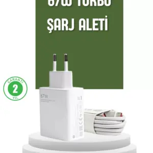 67 Watt Turbo Şarj Cihazı Redmi Note 10 11 12 Uyumlu