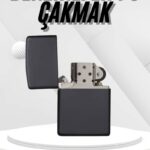 Hediyelik Zarif  Siyah Benzinli Çakmak
