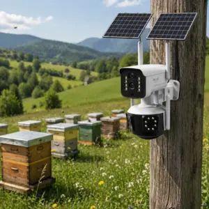 Güneş Enerjili Çiftlik Kamerası 9MP 4G SIM Kartlı Solar Güvenlik Kamerası 2 Yıl Garantili