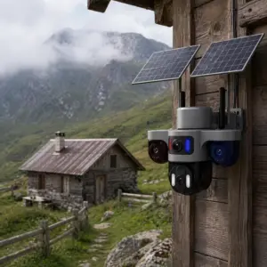 Güneş Enerjili Çiftlik Kamerası 3 Lensli 9MP Solar Kamera 2 Yıl Garantili