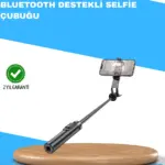 Uzaktan Kumandalı Bluetooth Selfie Çubuğu– 130 cm Ayarlanabilir