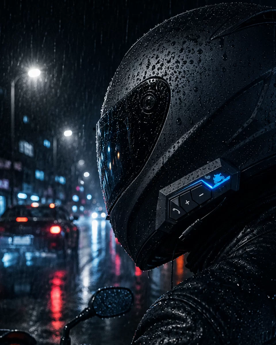 Kablosuz Motosiklet Kask Kulaklığı Bluetooth Mikrofonlu Sürüş Sistemi 1 Kablosuz Motosiklet Kask Kulaklığı Bluetooth Mikrofonlu Sürüş Sistemi