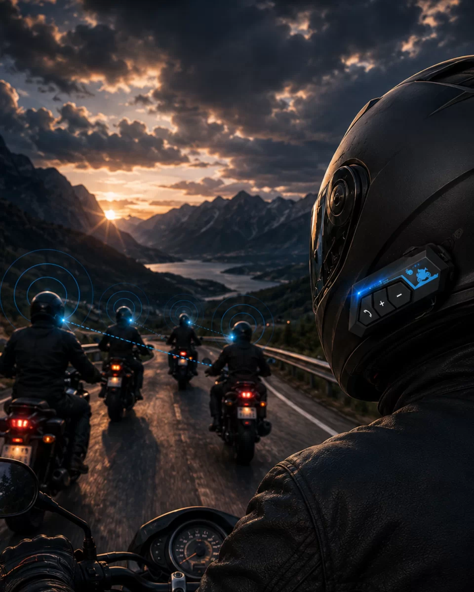 Motosiklet Kaskı İçin Bluetooth Kulaklık Hands Free Çağrı Özellikli 1 Motosiklet Kaskı İçin Bluetooth Kulaklık Hands Free Çağrı Özellikli