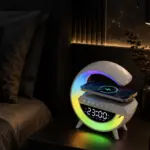 Kablosuz RGB Bluetooth Hoparlör USB FM ve AUX Destekli Taşınabilir Ses Sistemi
