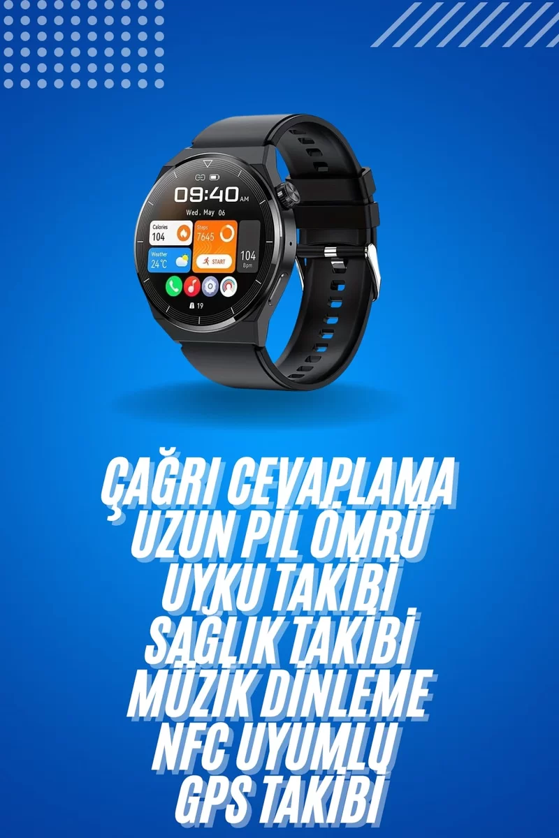 Amoled Ekran Metal Deri Silikon Kordonlu Uyku ve Sağlık Takibi 2 Amoled Ekran Metal Deri Silikon Kordonlu Uyku ve Sağlık Takibi - Görsel 2