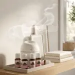 Mini Difüzör Hava Nemlendirici 5 Esans Hediyeli USB Bağlantılı Model