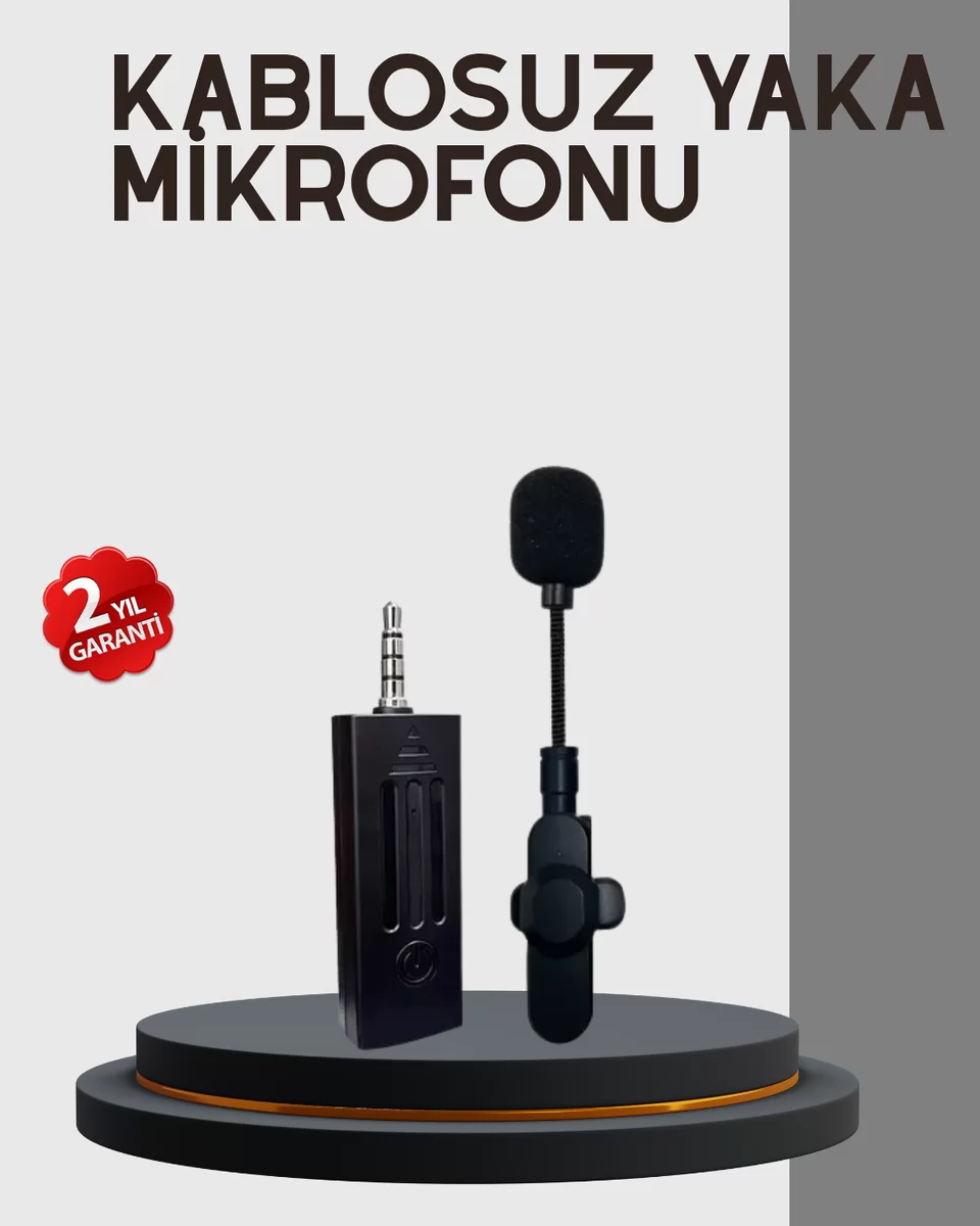 20 Metre Menzilli Kablosuz Yaka Mikrofonu Gürültü Engelleyici 1 20 Metre Menzilli Kablosuz Yaka Mikrofonu Gürültü Engelleyici