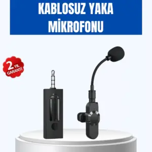 Bluetooth 5.2 Destekli Gürültü Önleyici Kablosuz Mikrofon