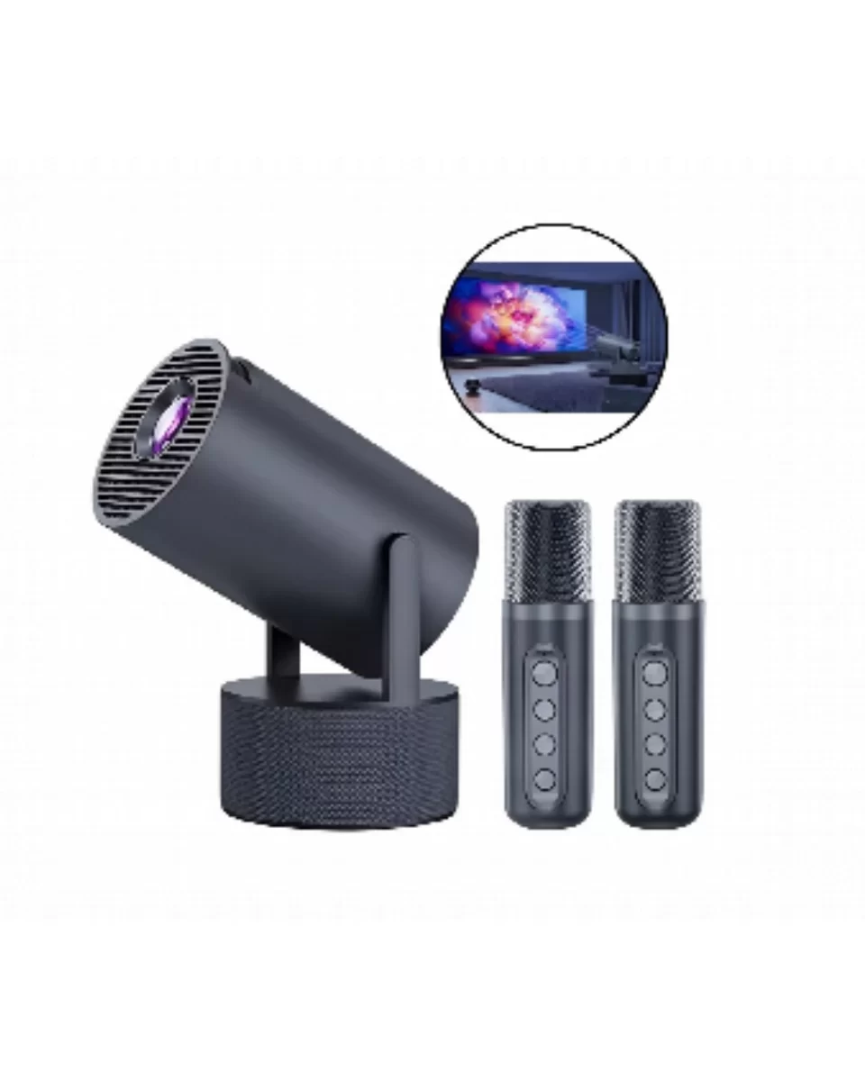 3ü 1 Arada Karaoke ve Projeksiyon Sistemi Çift Mikrofon Destekli 3 3ü 1 Arada Karaoke ve Projeksiyon Sistemi Çift Mikrofon Destekli - Görsel 3