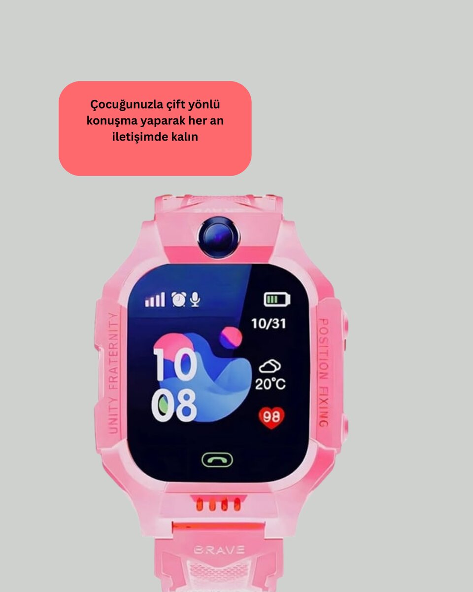 S10 AKILLI SAAT PEMBE 3 S10 AKILLI SAAT PEMBE - Görsel 3