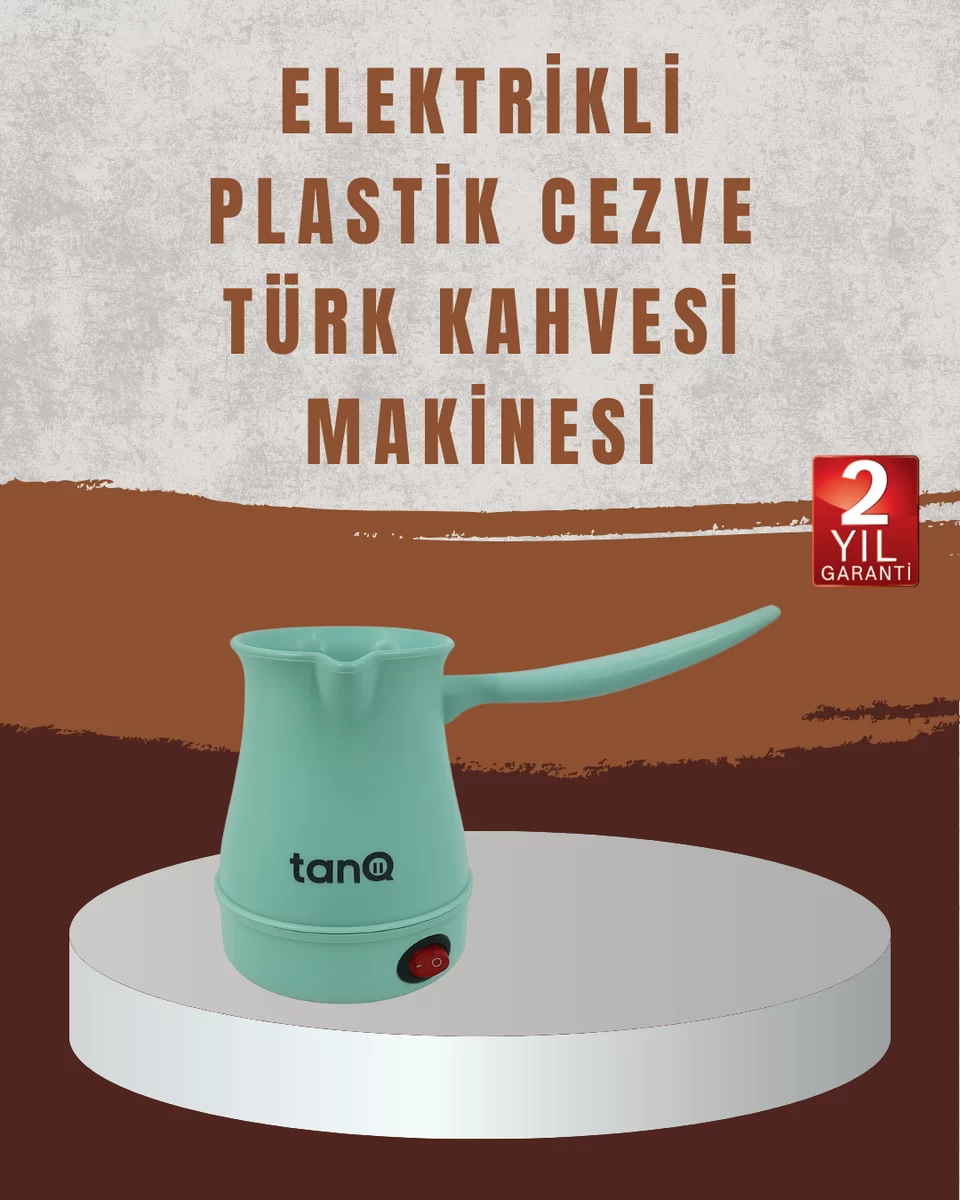 Işıklı Açma Kapama Anahtarlı Elektrikli Kahve Cezvesi 1 Işıklı Açma Kapama Anahtarlı Elektrikli Kahve Cezvesi