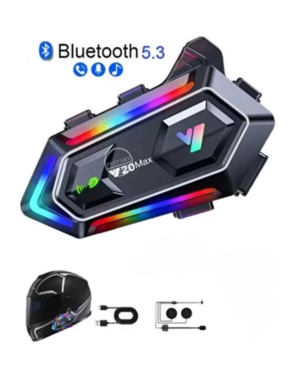 Şarjlı Motosiklet Kask Intercom Kulaklık Bluetooth 5.3 Teknolojisi 4 Şarjlı Motosiklet Kask Intercom Kulaklık Bluetooth 5.3 Teknolojisi - Görsel 4