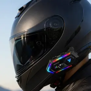 Haydiburaya 12 Motosiklet Kaskı İçin Bluetooth Intercom Kulaklık Uzun Pil Ömrü