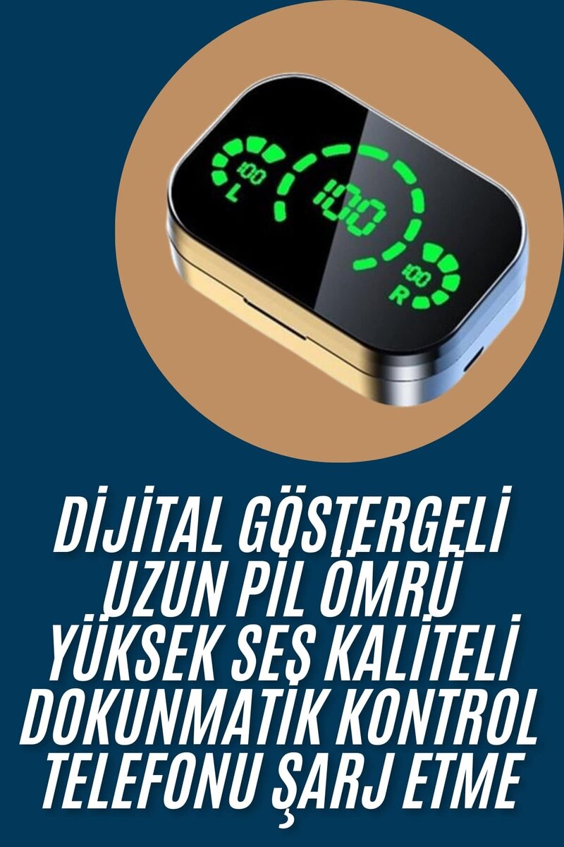 2025 Model Bluetooth Kulaklık Telefon Şarj Edebilen Çağrı Cevaplama Dijital Göstergeli 2 2025 Model Bluetooth Kulaklık Telefon Şarj Edebilen Çağrı Cevaplama Dijital Göstergeli - Görsel 2