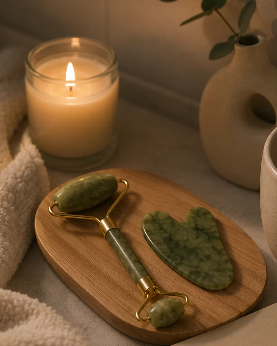 2 Parça Jade Stone Cilt Bakım Seti Şişkinlik Karşıtı Yüz Masajı 1 2 Parça Jade Stone Cilt Bakım Seti Şişkinlik Karşıtı Yüz Masajı