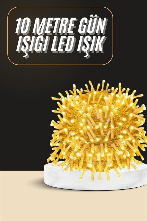 10 Metre Günışığı Led Işık Fişli Dekoratif Ortam Aydınlatması 3 Modlu Led Şerit Işık 2 10 Metre Günışığı Led Işık Fişli Dekoratif Ortam Aydınlatması 3 Modlu Led Şerit Işık - Görsel 2