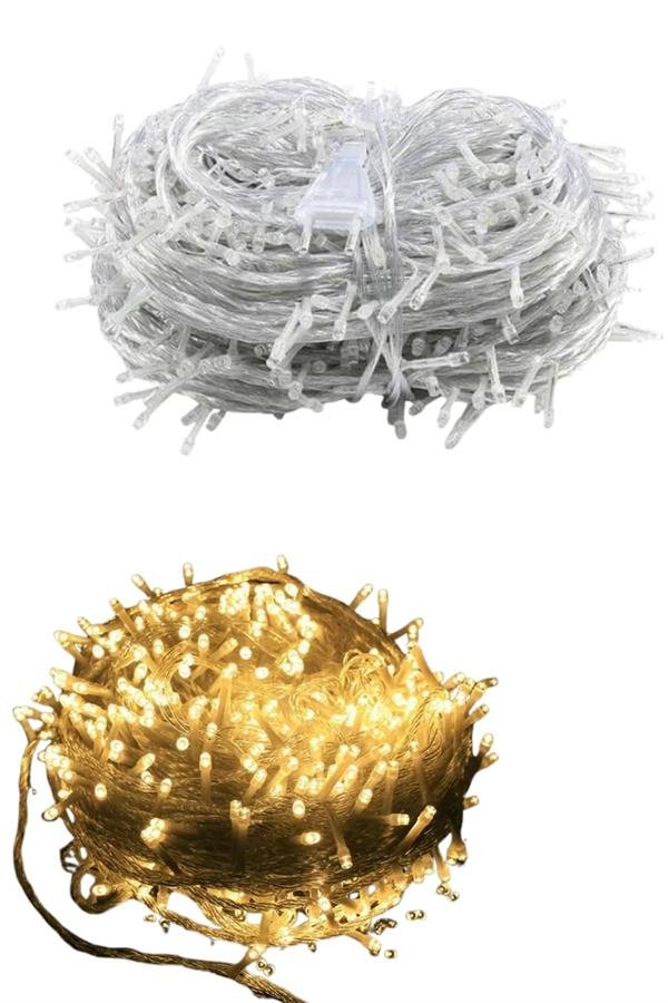 10 Metre Günışığı Led Işık Fişli Dekoratif Sarı Ton Aydınlatma 3 Modlu Led Şerit 4 10 Metre Günışığı Led Işık Fişli Dekoratif Sarı Ton Aydınlatma 3 Modlu Led Şerit - Görsel 4