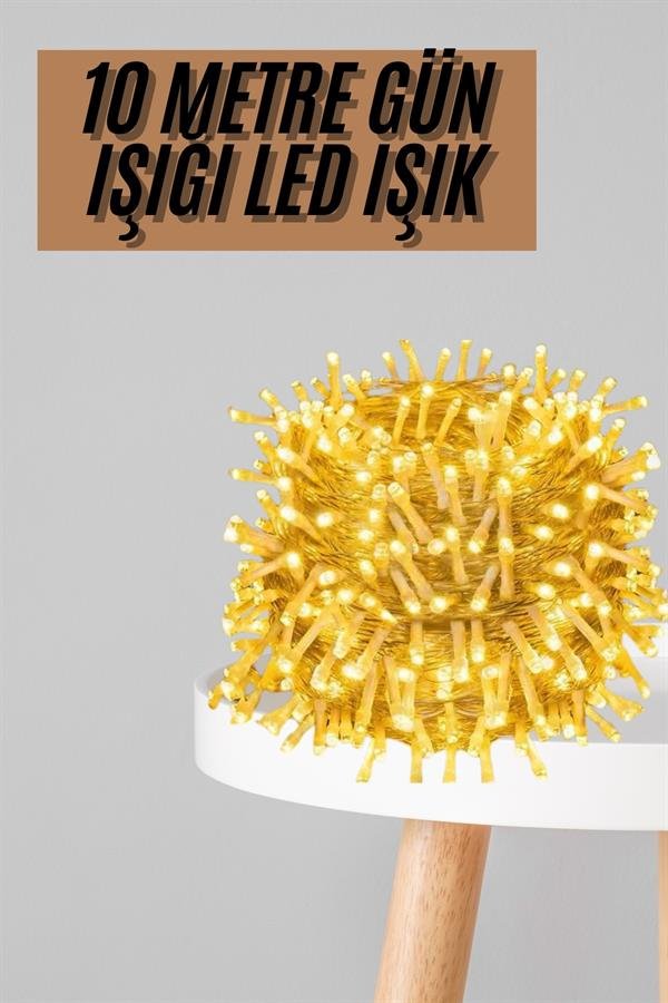 Fişli 10 Metre Günışığı Led Işık 3 Aydınlatma Modlu Dekoratif Ortam Aydınlatması 2 Fişli 10 Metre Günışığı Led Işık 3 Aydınlatma Modlu Dekoratif Ortam Aydınlatması - Görsel 2